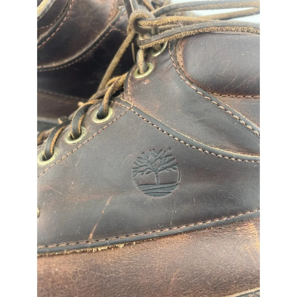 Timberland Men's Chukka Boots size‎ 12 brown leather workwear